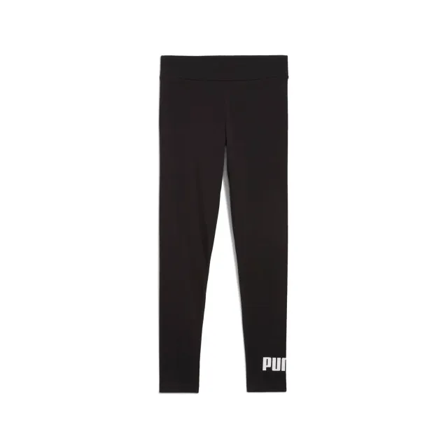 Puma Ess No.1 Logo leggings bambina neri elasticizzati 176