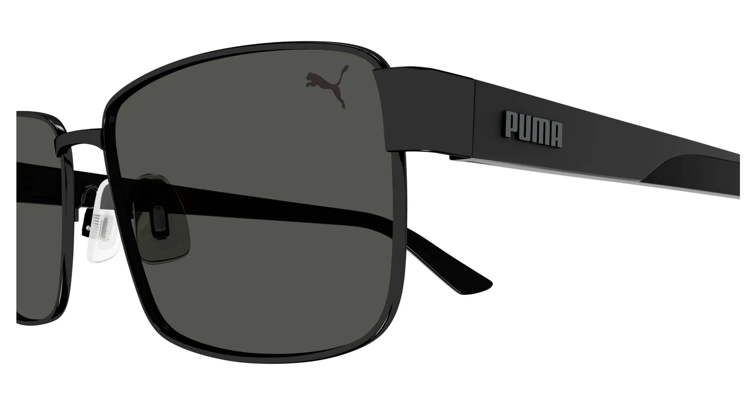 Puma PU0430S-001 occhiali da sole rettangolari metallo