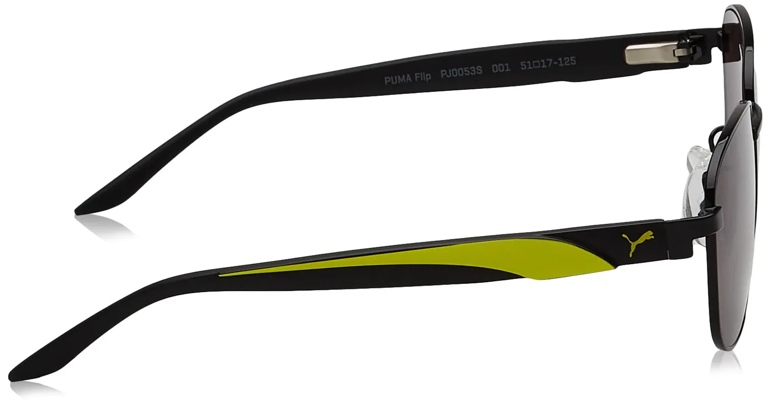 PUMA PJ0053S-001 occhiali da sole ragazzi quadrati metallo