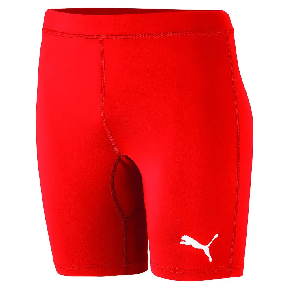 Puma Liga Baselayer pantaloncini termici bimbo bianchi 128