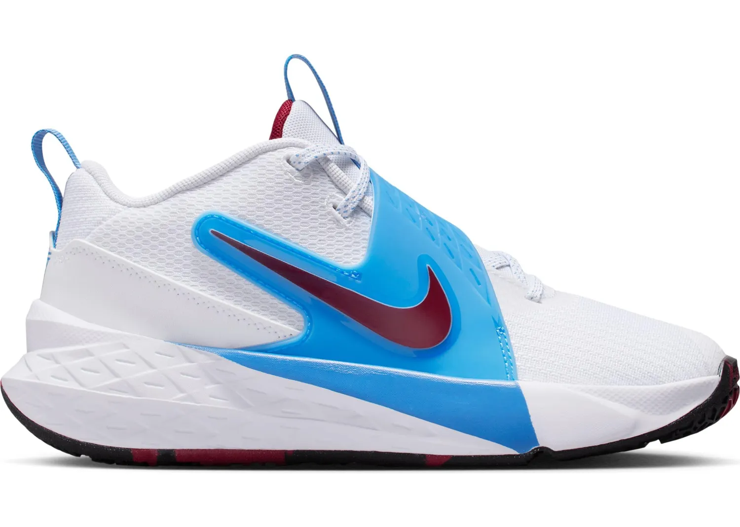 Nike Team Hustle D 12 HF6279 scarpe basket bambino strap