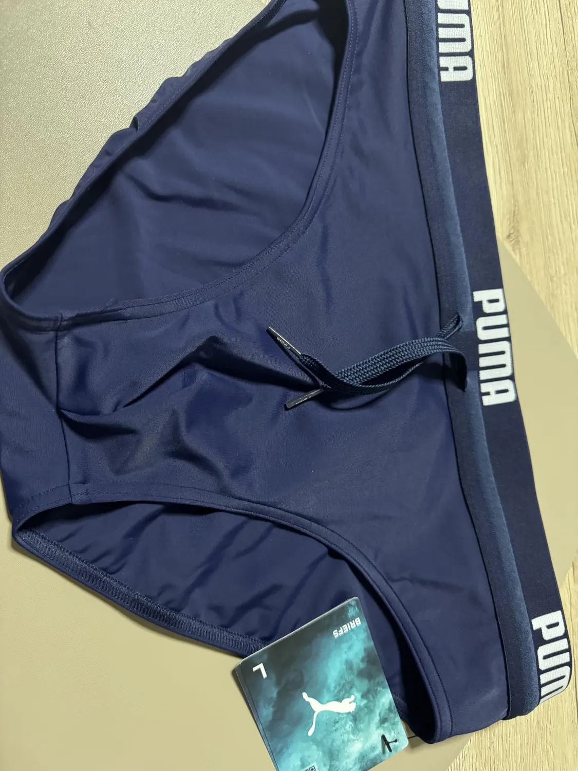 PUMA costume slip uomo cloro resistente blu