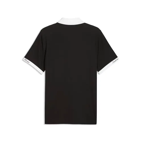 Puma Polo piqué Ferrari uomo nera L