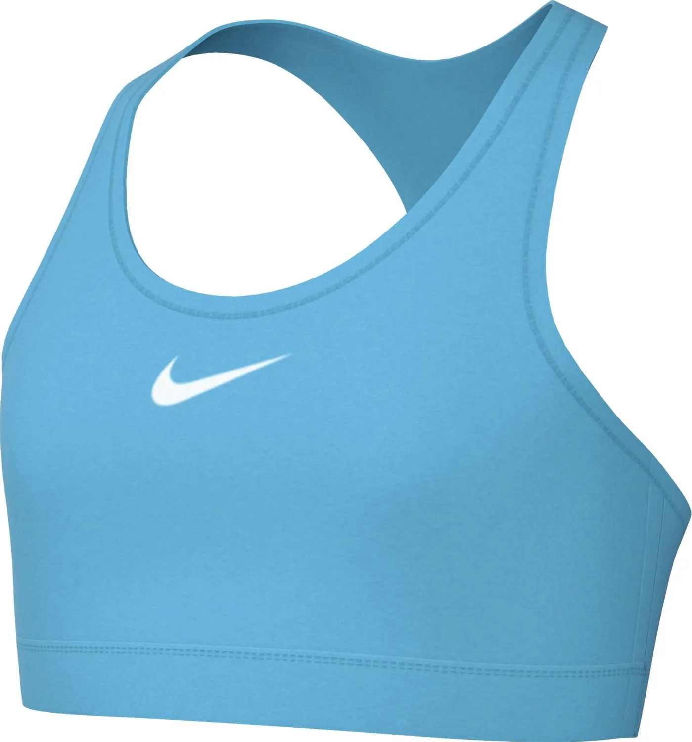 Nike Swoosh Bra Sportivo Bambina Bianco Traspirante
