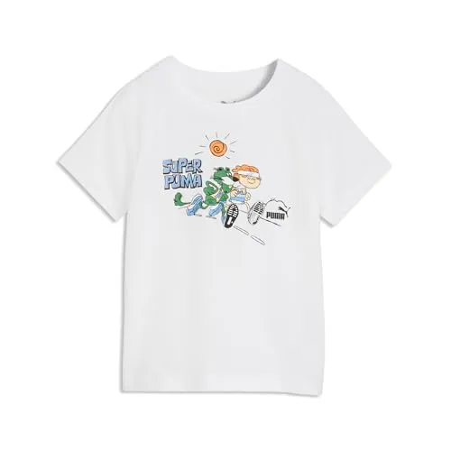 Puma Super Puma Tee maglietta bambino Midnight Petrol