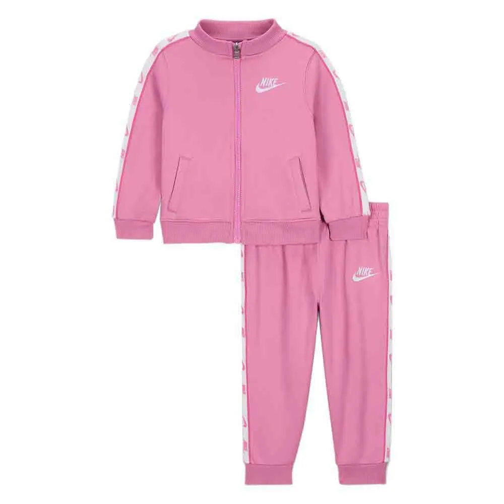 Nike Full Zip Logo Tape tuta bimbi nero 5-6 anni