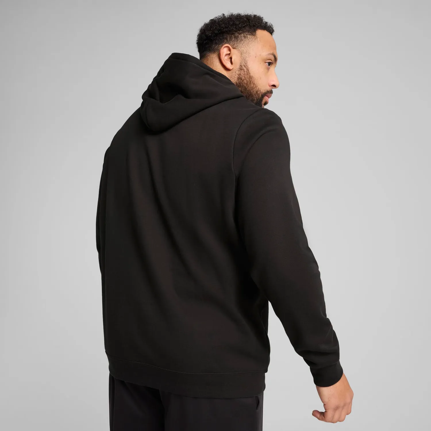 Puma ESS No.1 Logo Hoodie FL felpa con cappuccio uomo in pile
