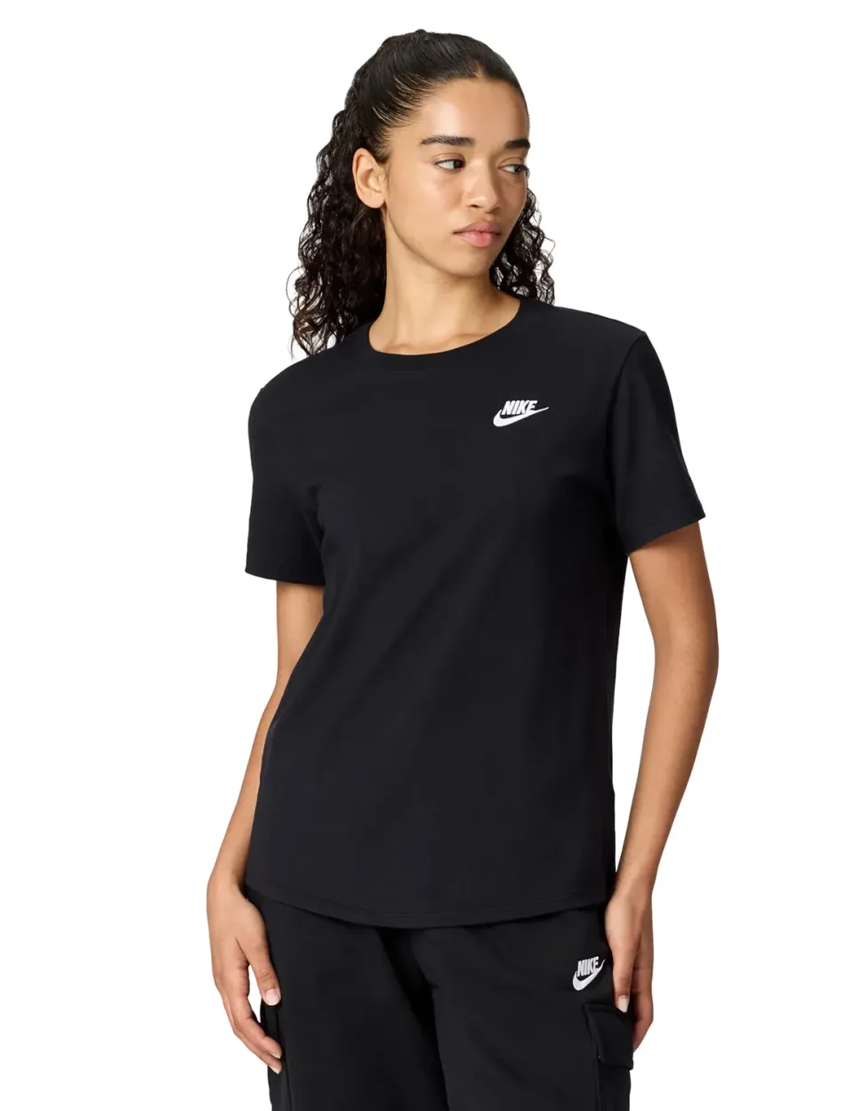 Nike NSW Club T-shirt Uomo Bianca L cotone