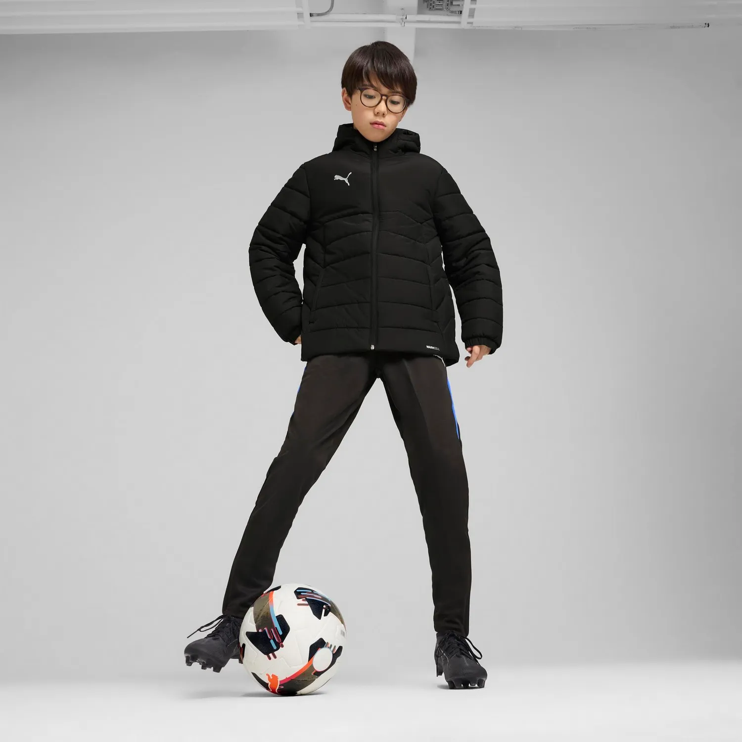 Puma Teamadditions giacca imbottita junior 116 nera