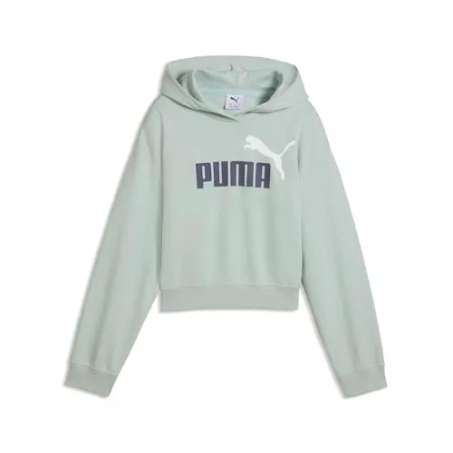Puma Ess 2 Color No 1 Logo felpa cappuccio ragazze 128 nera
