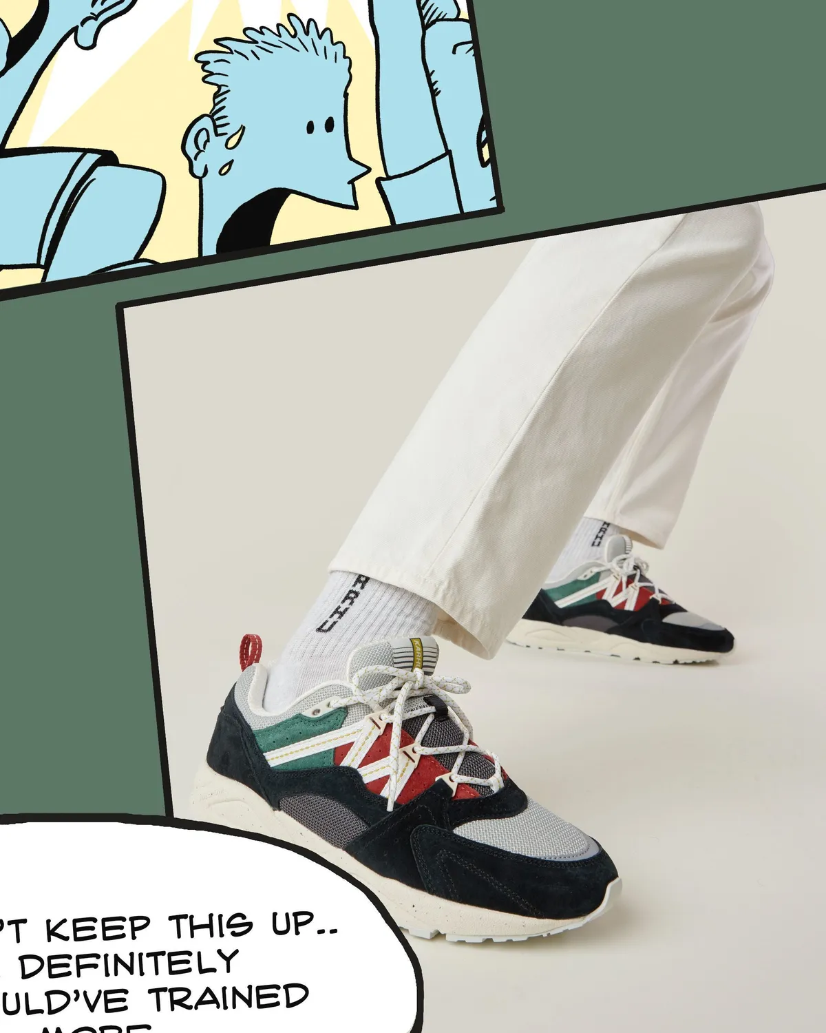 Karhu Fusion 2.0 sneakers Jet Black Bright White nere