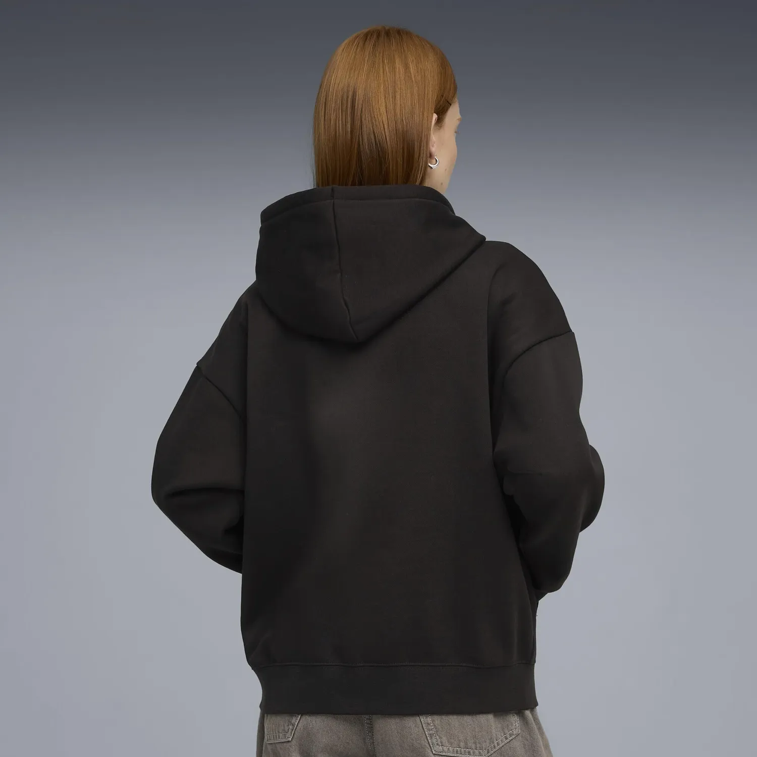 Puma Ess Small No.1 Logo Full-Zip felpa bambina