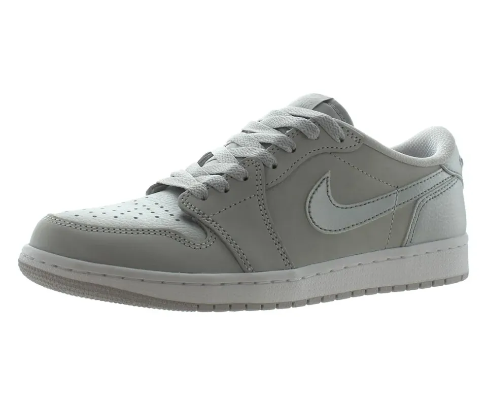 Nike Air Jordan 1 sneaker basse 44.5 EU bianche grigie