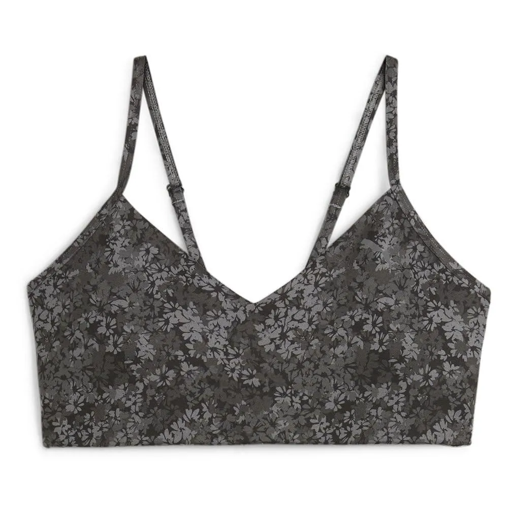 PUMA Move Yogini Bra top donna nero stampa