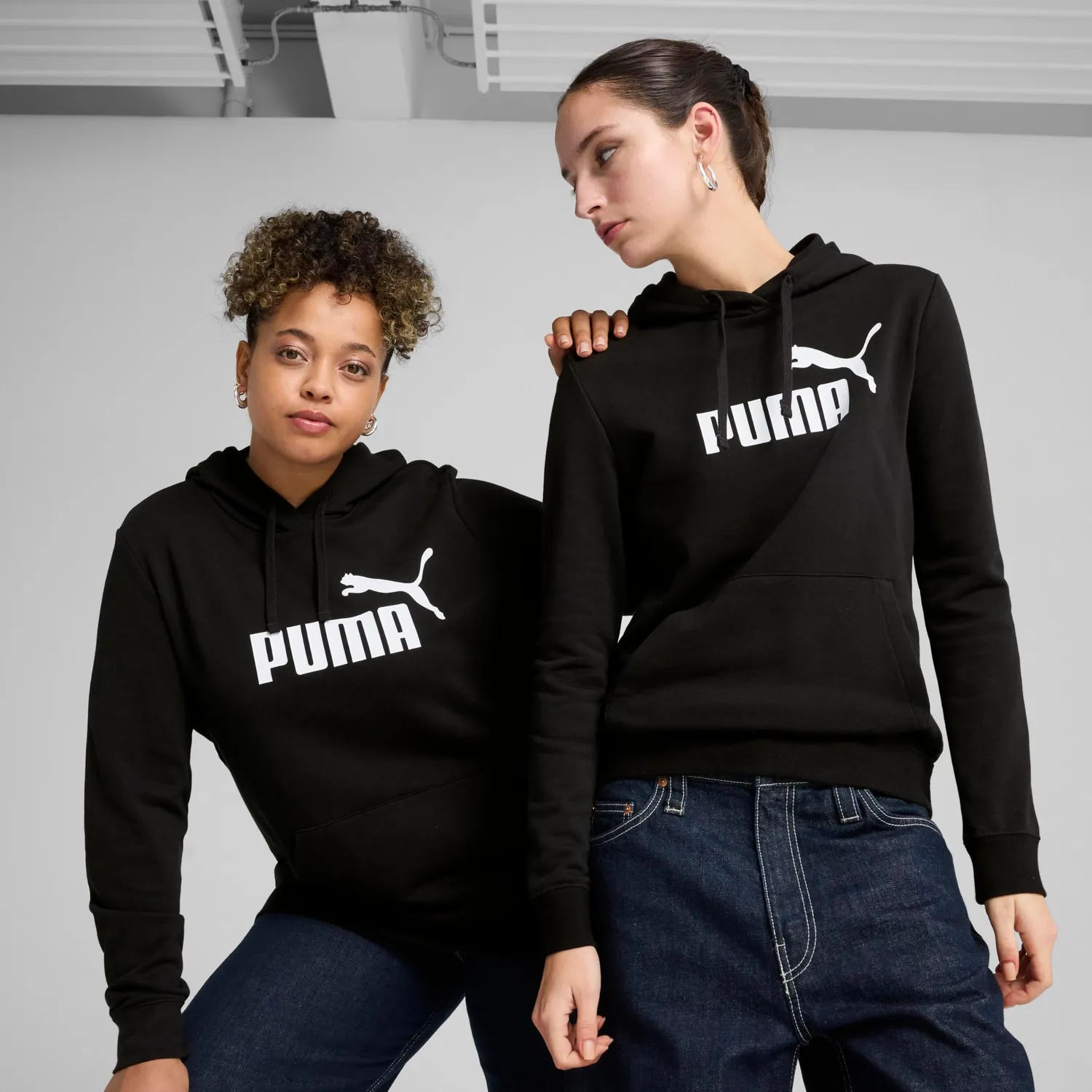 Puma Ess No. 1 Logo Hoodie FL felpa con cappuccio in cotone