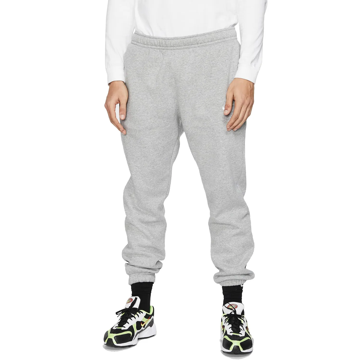 Nike Club French Terry Pantaloni Jogger Uomo Neri Morbidi