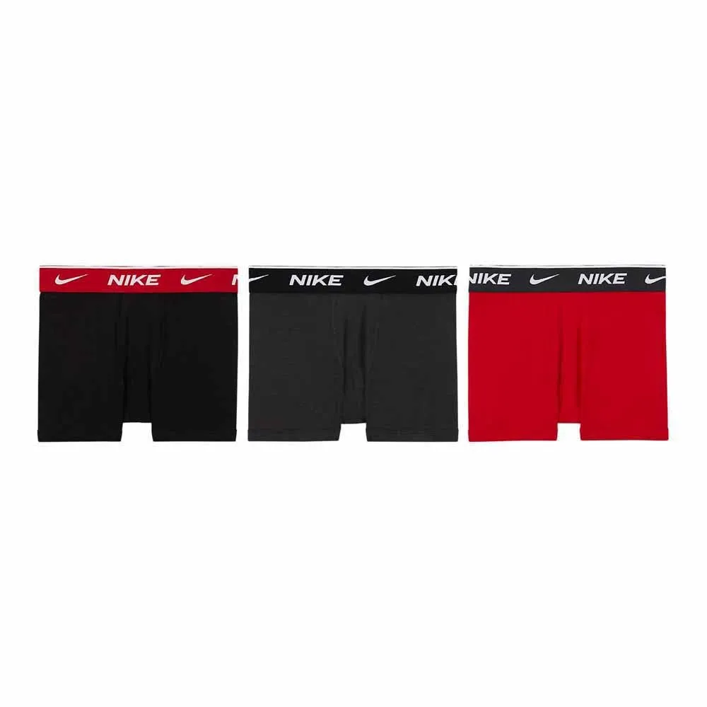 Nike E Day Cotton Stretch boxer bambino nero 3 pezzi