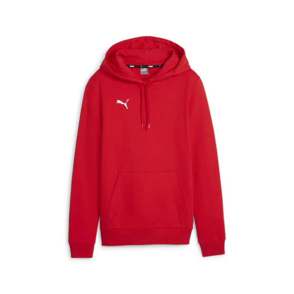 Puma Teamgoal felpa donna cappuccio rossa