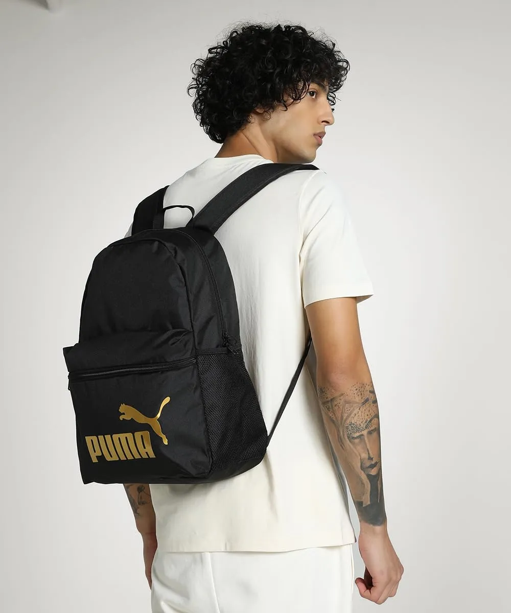 Puma Phase Backpack zaino 22L nero oro