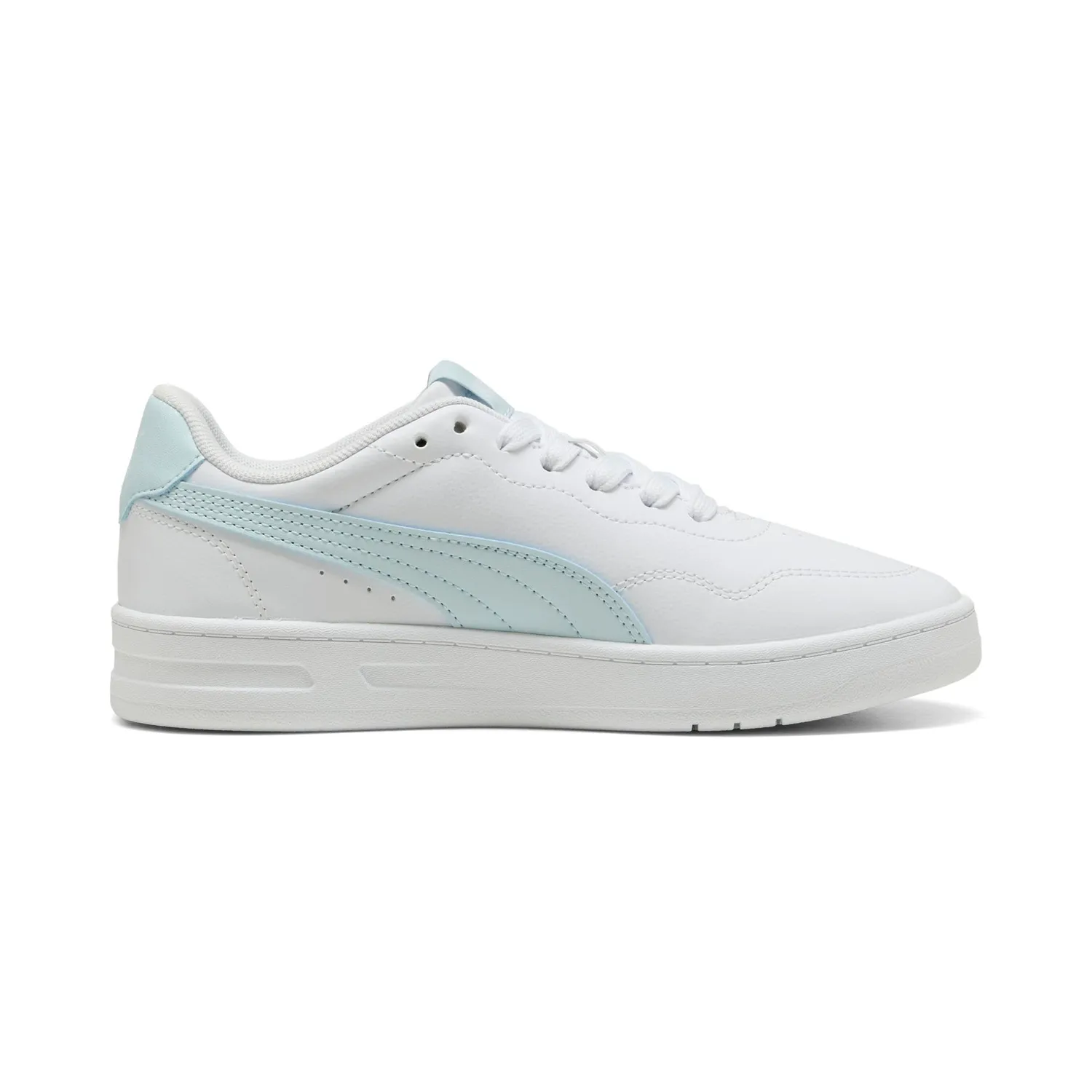 Puma Court Lally Jr sneakers bambina bianco azzurro
