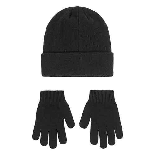 Nike set berretto lana + guanti con logo invernali