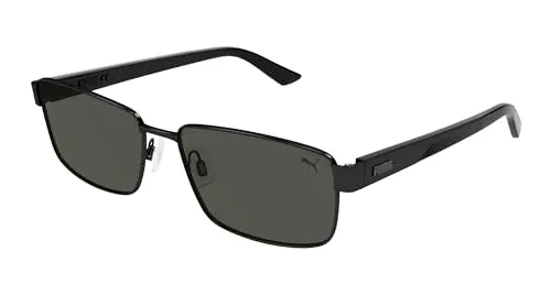 Puma PU0430S-001 occhiali da sole rettangolari metallo