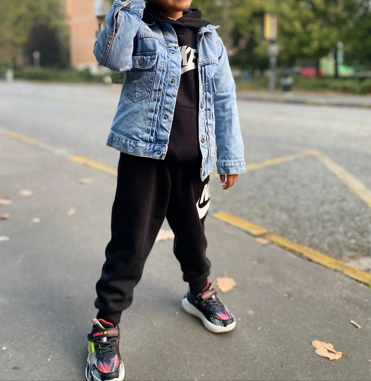 Nike Club Fleece tuta bambino pile navy 3-4 anni