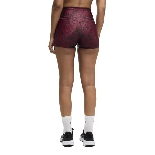 Puma Tropical Speed 3" Pantaloncini Ruby Noir aderenti