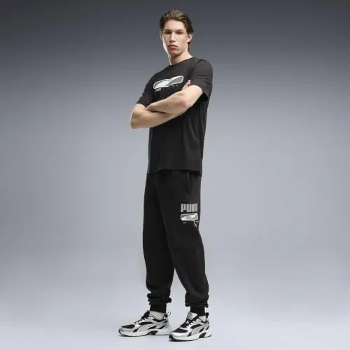 PUMA Logo Play Sweatpants pantaloni tuta XS felpa logo