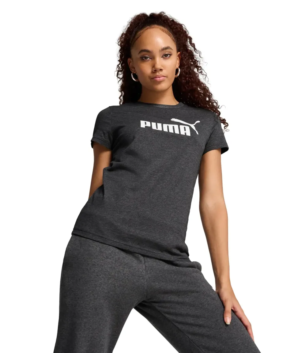 PUMA Ess No.1 Logo Tee t-shirt bianca unisex
