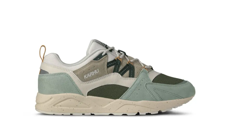 Karhu Fusion 2.0 sneakers Sea Foam Pineneedle scamosciate