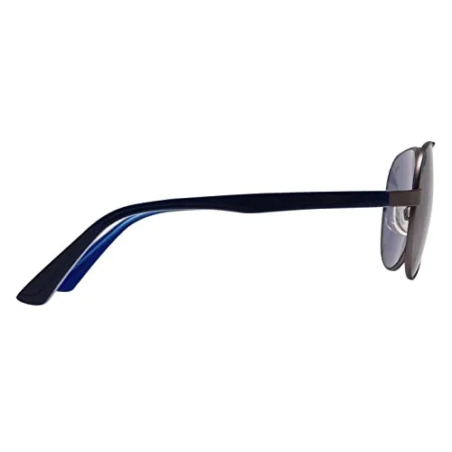 Puma PJ 0027S occhiali da sole pilota ruthenium/blue