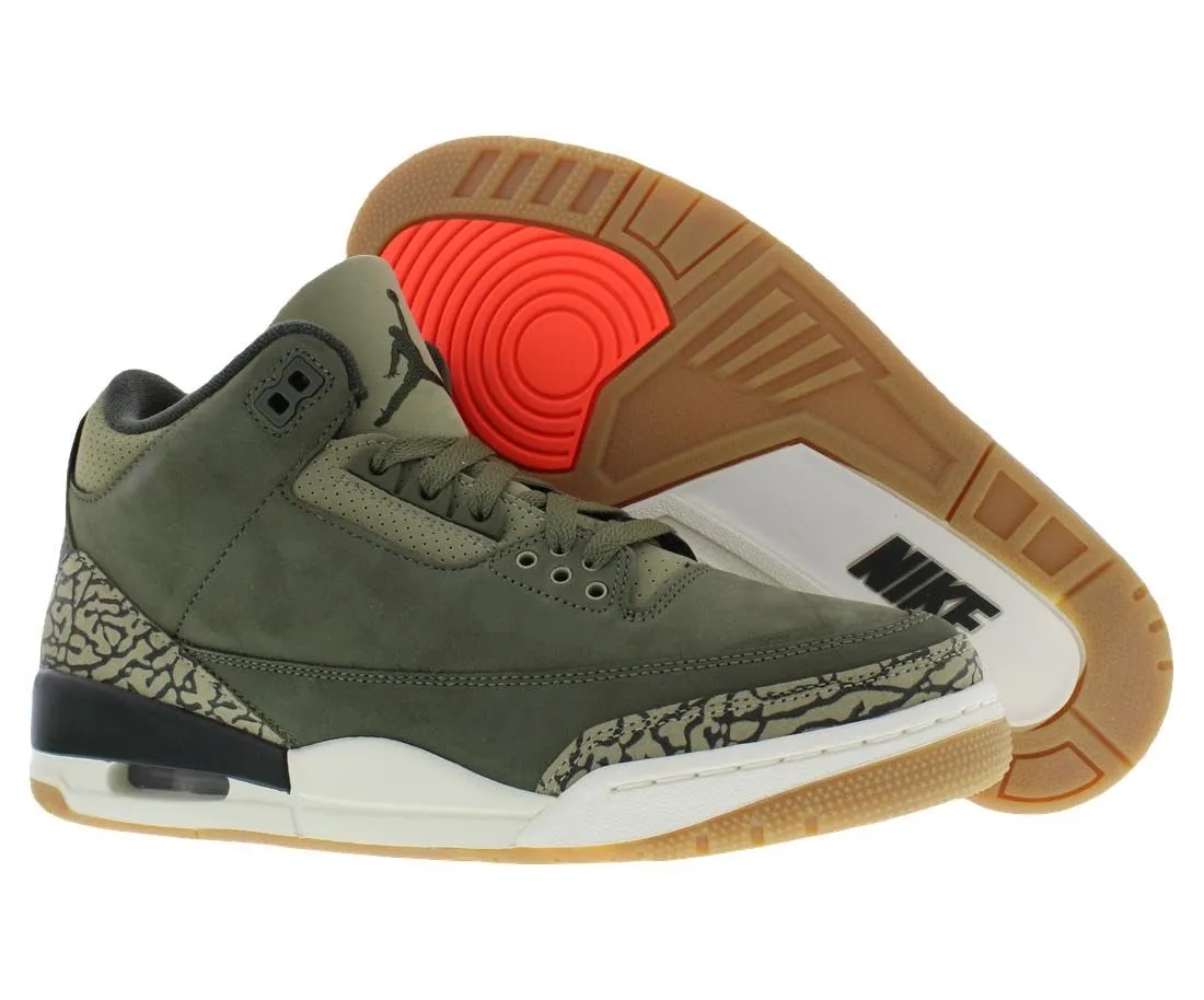 Jordan Air 3 Retro Medium Olive sneakers 42 EU pelle