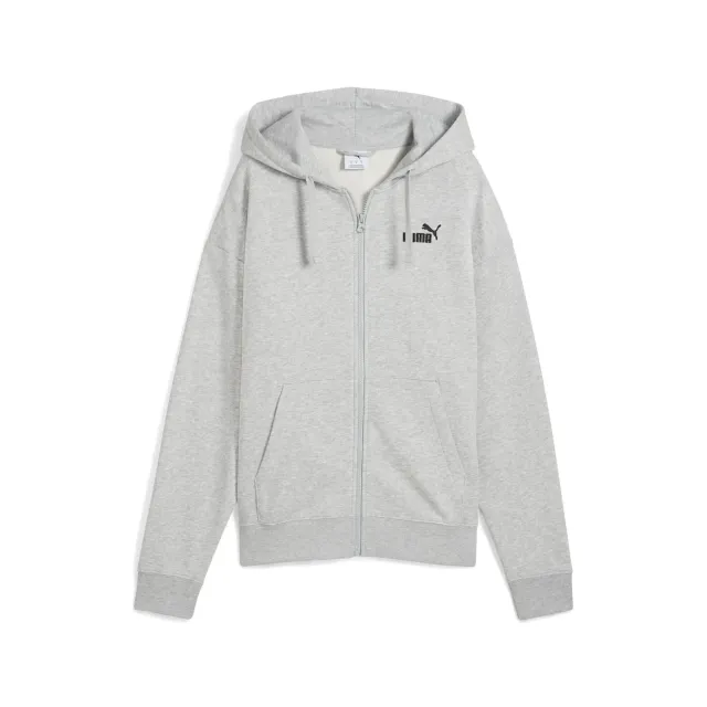 Puma Ess Small Logo Hoodie felpa zip ragazza taglia S