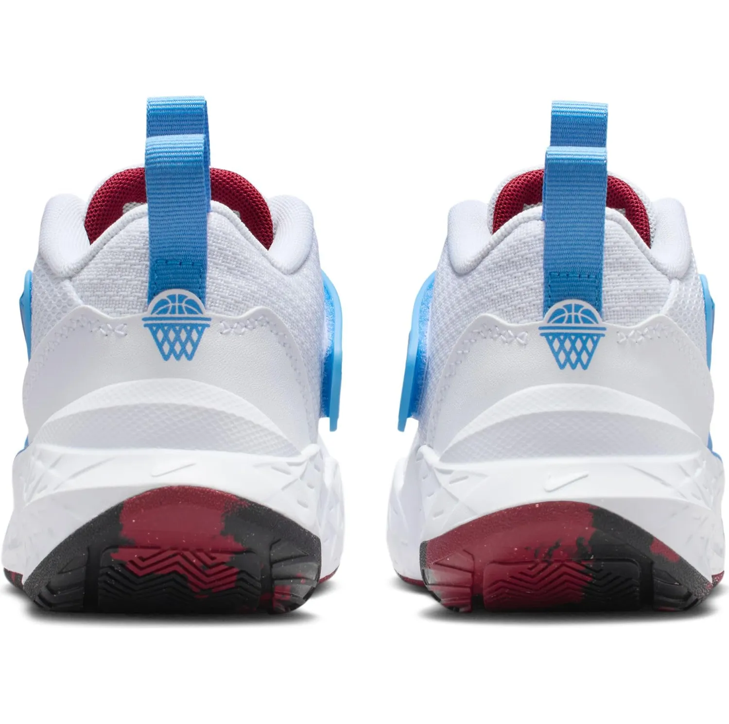 Nike Team Hustle D 12 scarpe basket bimbo 31,5 con strappo