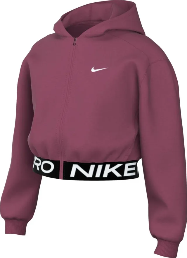 Nike Pro Fleece Dri-Fit felpa bambina 8-9 anni blu