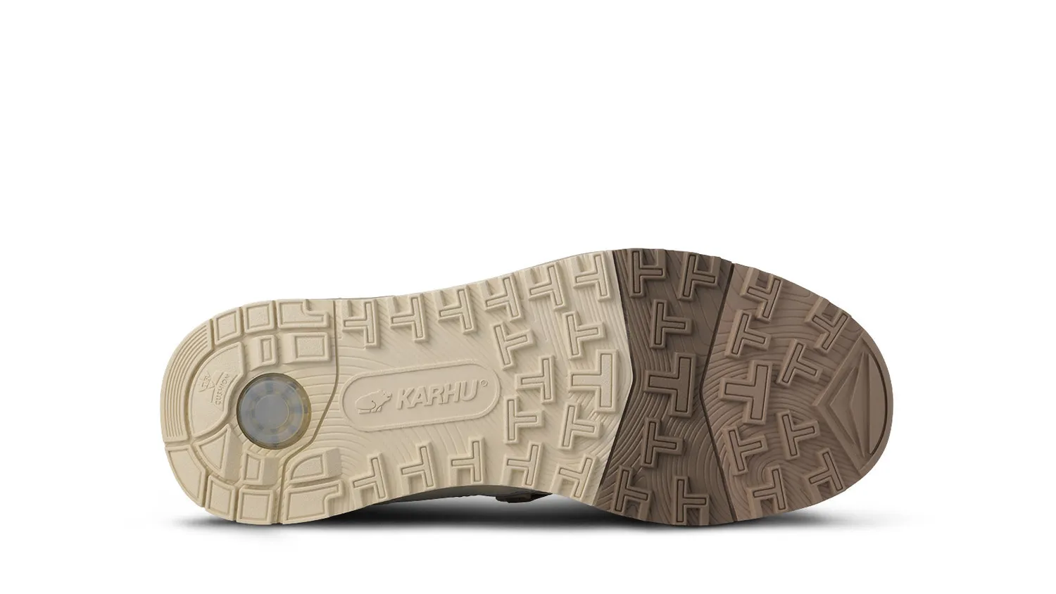 Karhu Fusion XC Lily White sneakers Pine Bark pelle