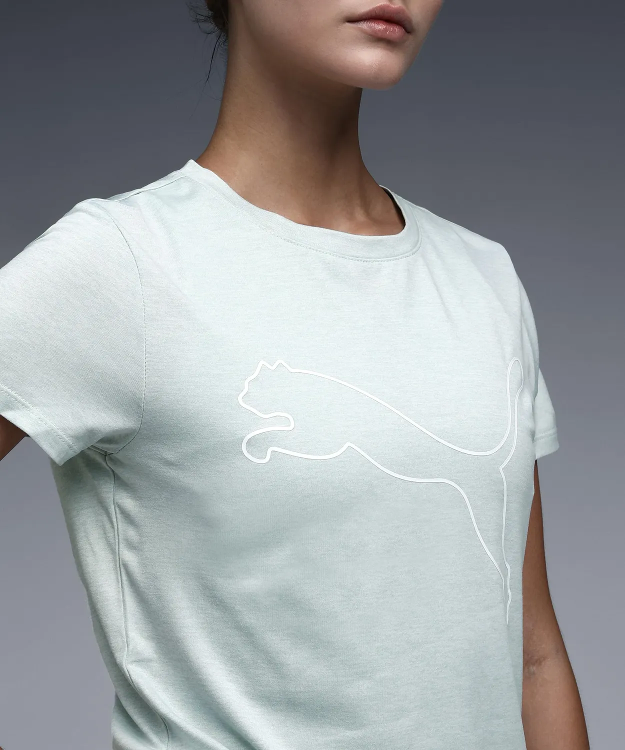 Puma Tad Essential Heather Logo Tee maglietta unisex pacco da 1 heather