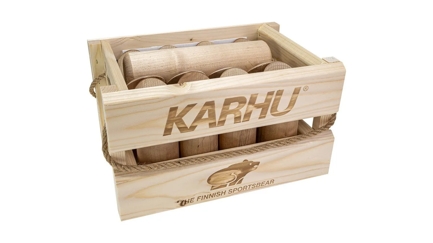 Karhu X Molkky Set gioco in legno betulla Finlandia