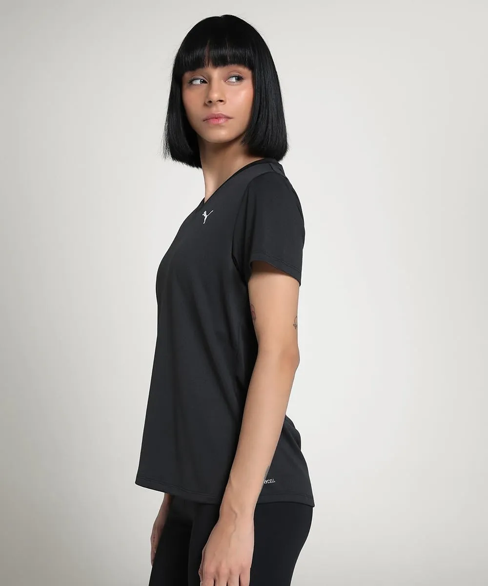 Puma Essential V-Neck maglietta taglia S nera