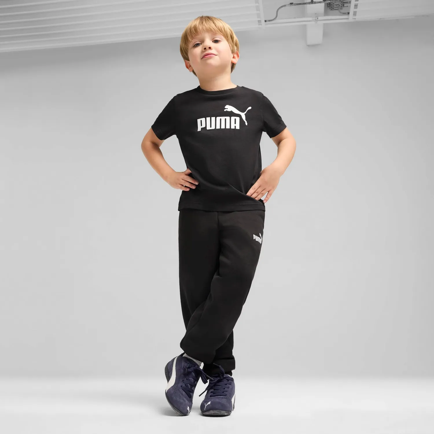 Puma Ess No.1 Logo pantaloni tuta bimbo felpa taglia 116