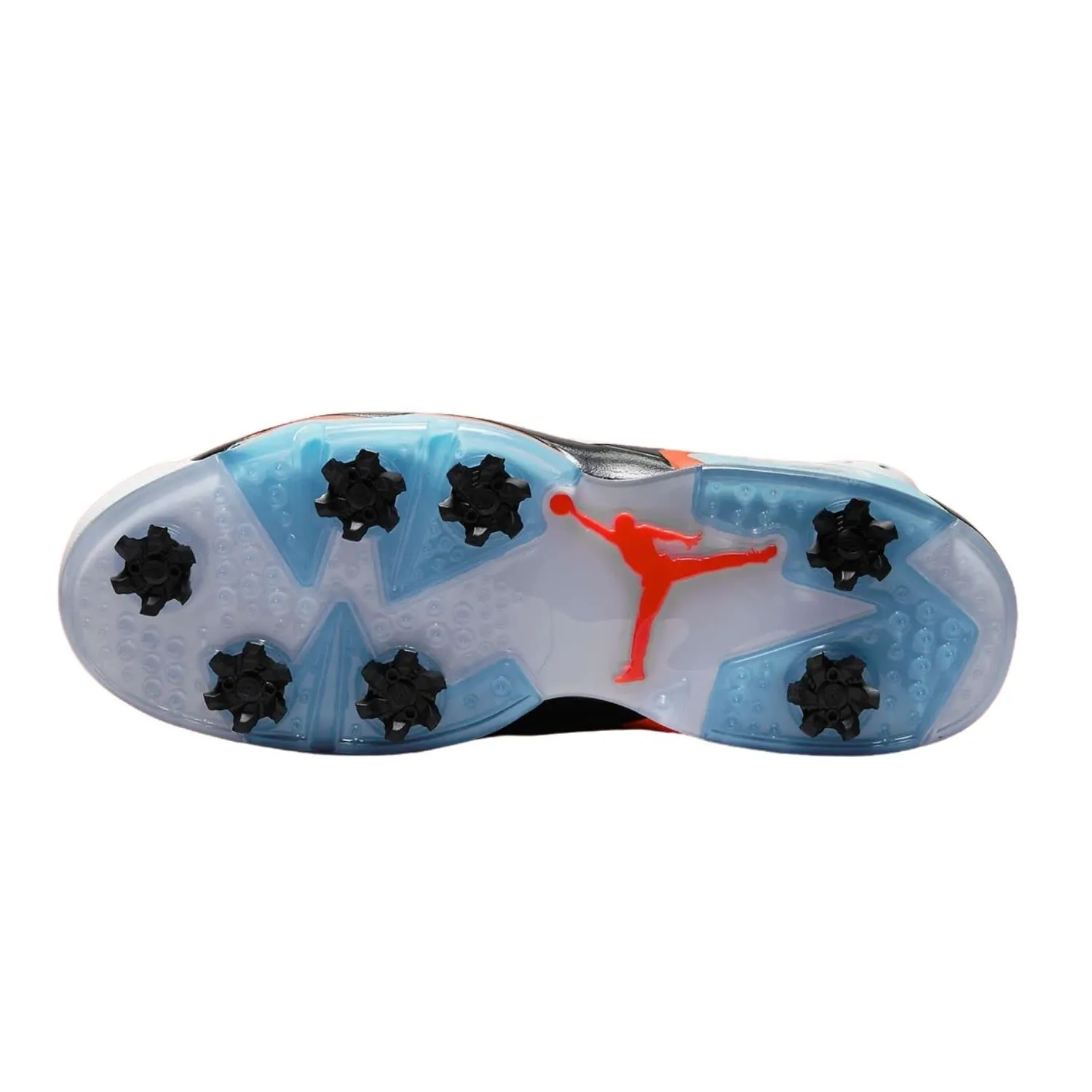 Jordan Retro 6 G scarpe golf uomo pelle nera