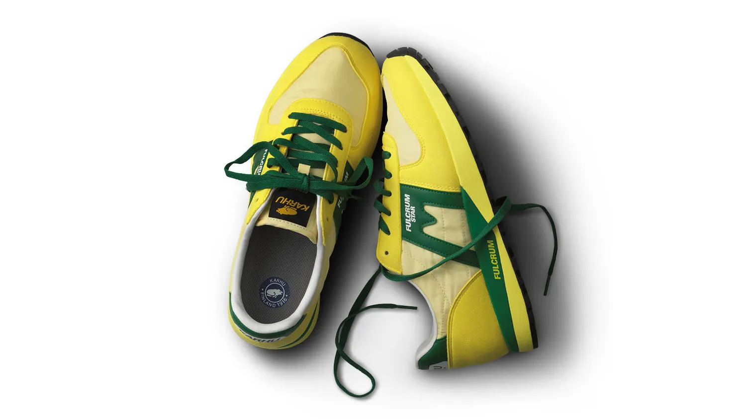 Karhu Fulcrum Star sneakers Aurora Verdant Green vegane