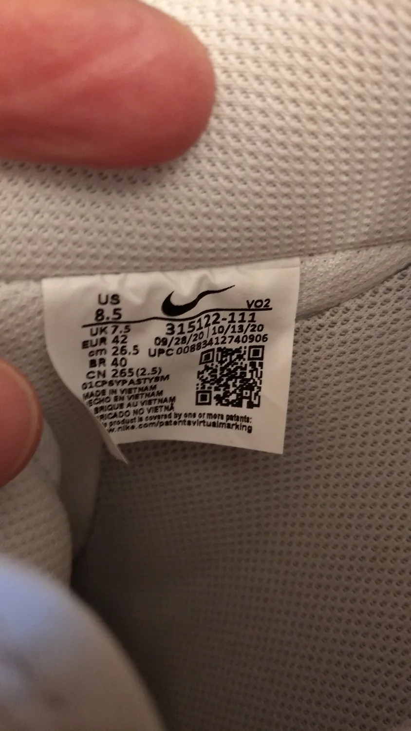Nike Air Force 1 '07 Craft scarpe uomo bianche
