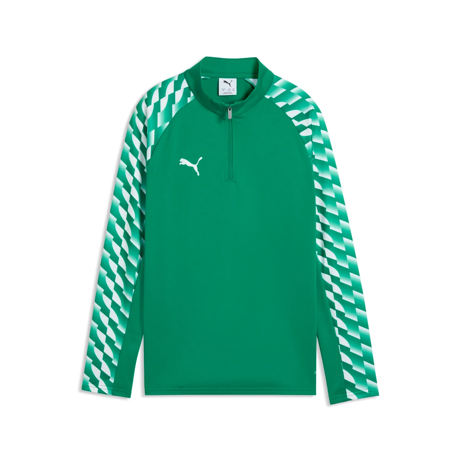 PUMA TeamLIGA26 Training 1/4 Zip Top Jr felpa Faster Yellow calcio
