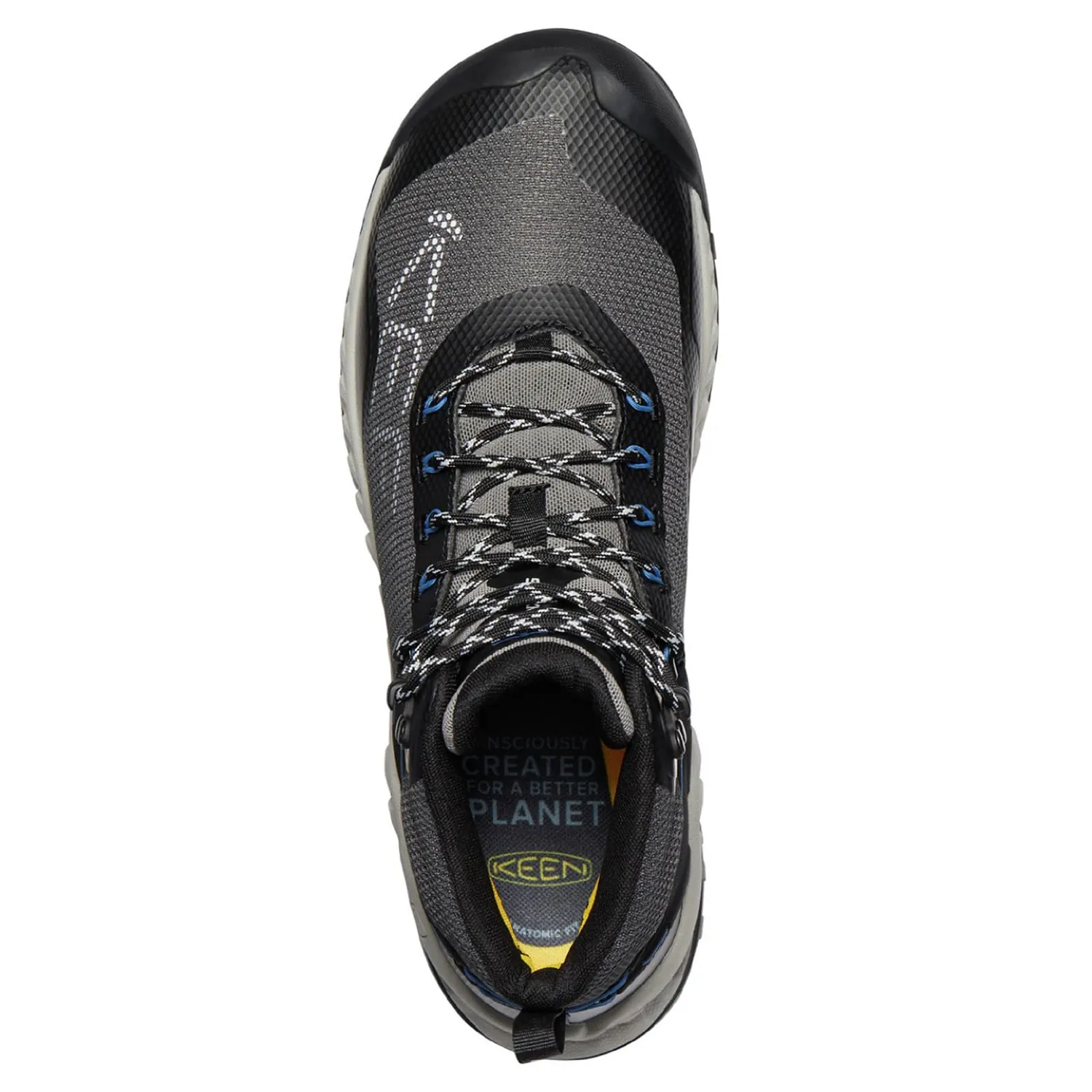 KEEN Nxis Evo Mid Waterproof scarponi uomo Triple Black