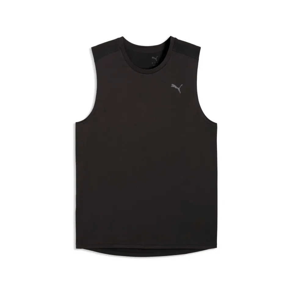 Puma Pwrtrain Sleeveless Tee canotta uomo nera traspirante