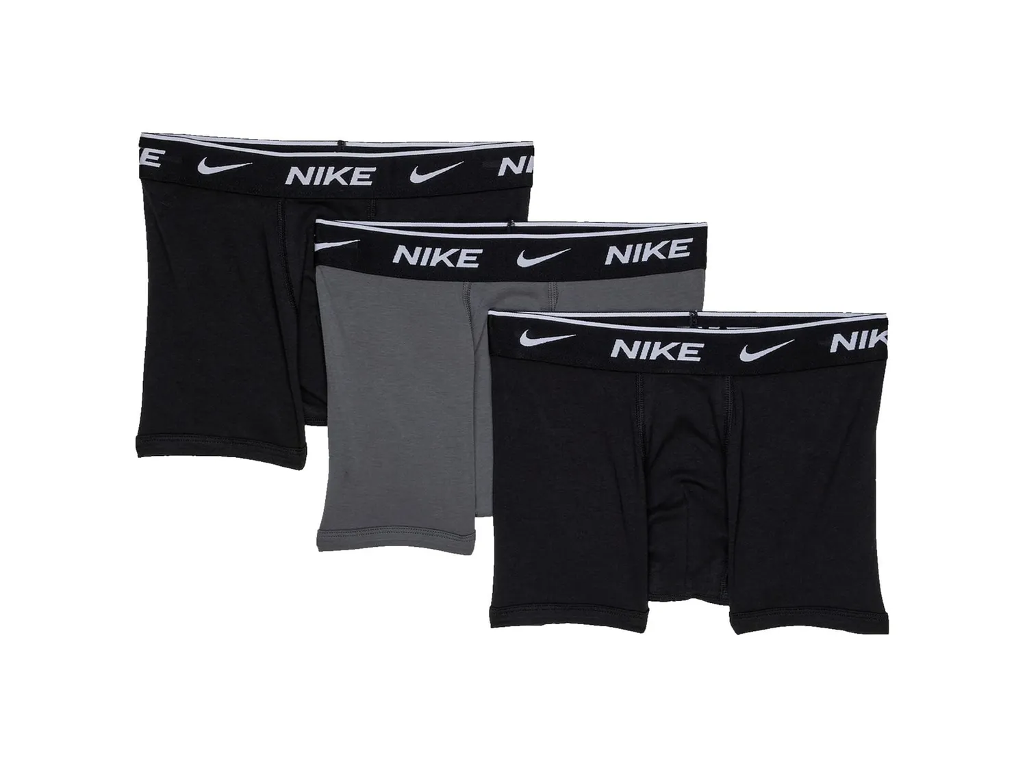 Nike E Day Cotton Stretch boxer bambino nero 3 pezzi