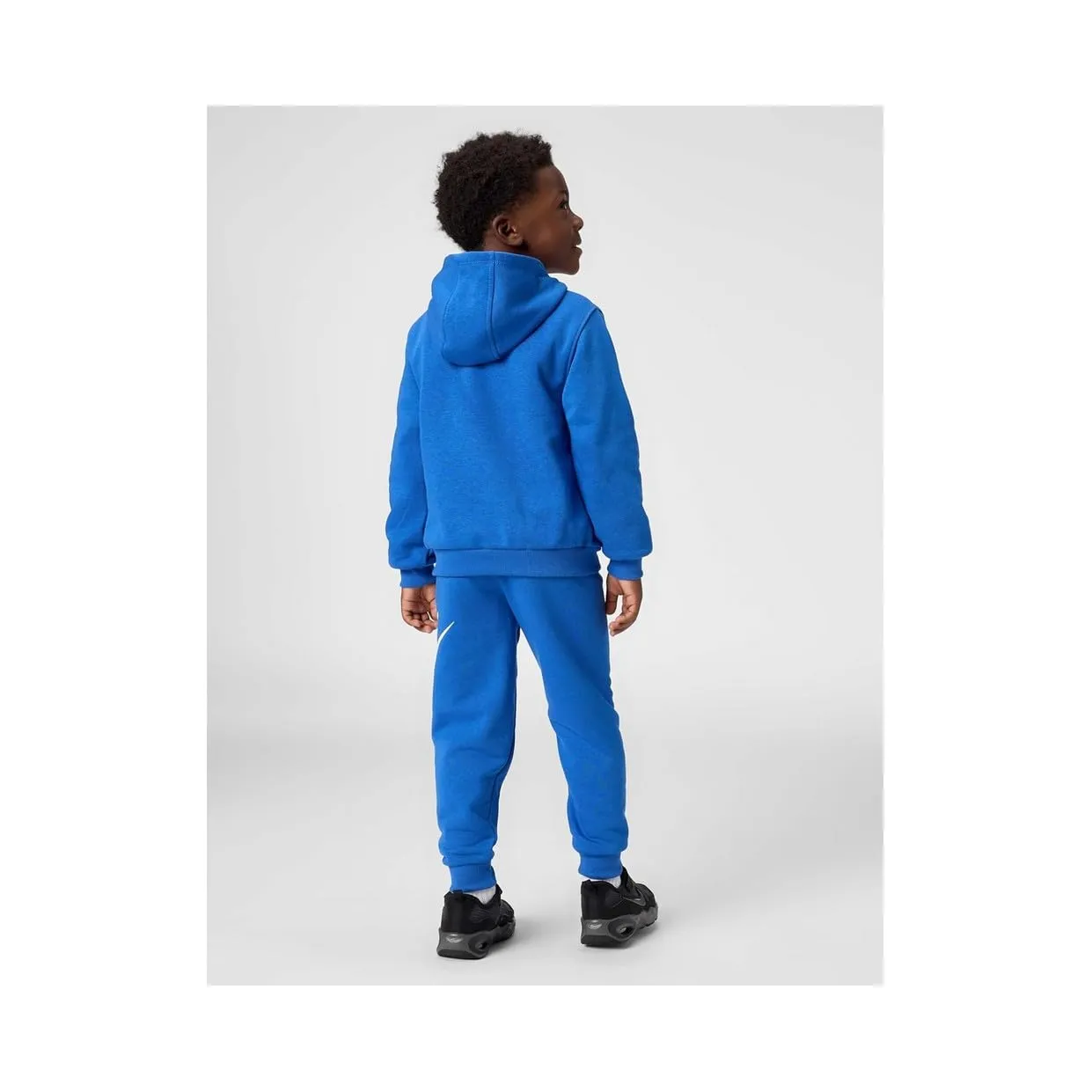 Nike Club Fleece tuta bimbi beige felpa cappuccio