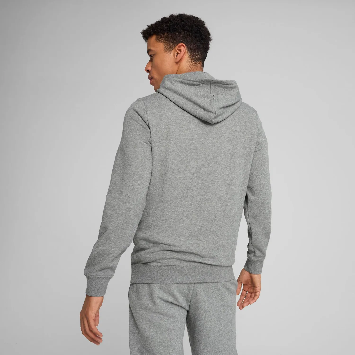 Puma Ess No.1 Logo Hoodie TR felpa uomo S grigia